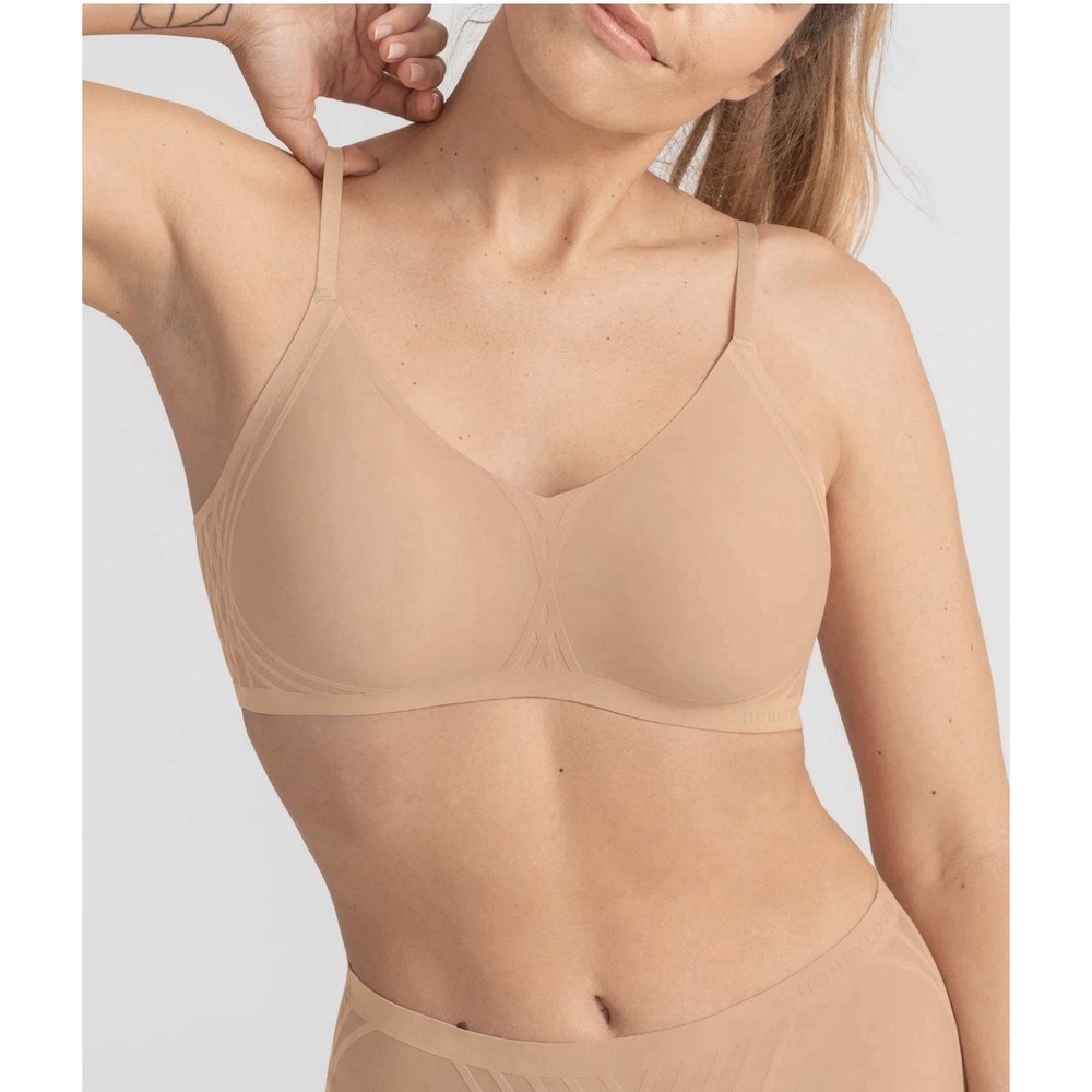 Honeylove LWBR0201 Silhouette Bra Size 1X Sand